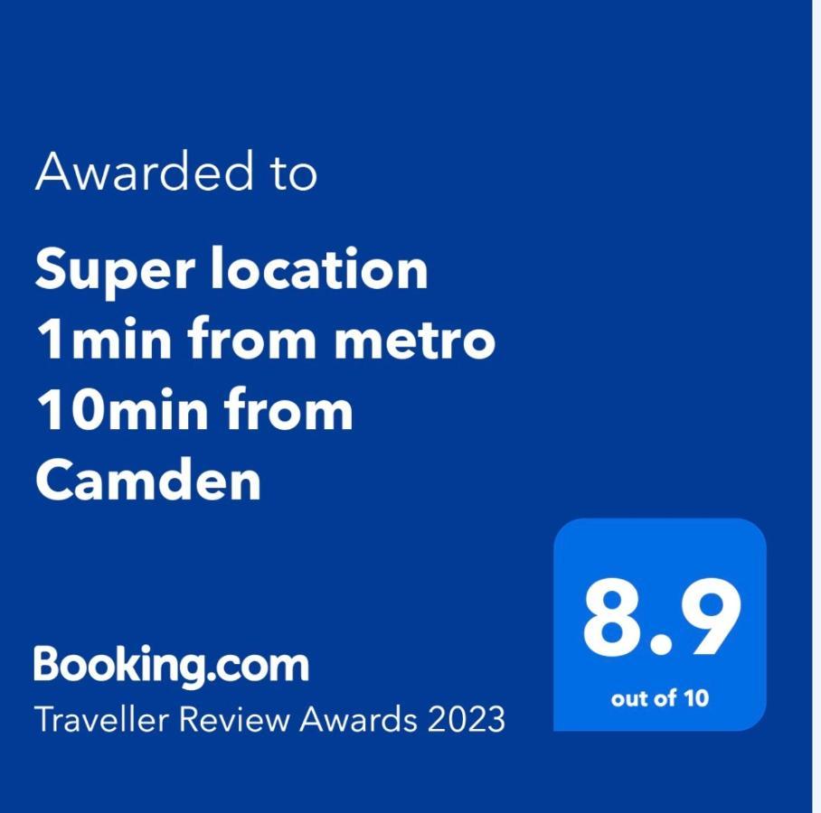 Super Location 1Min From Metro 10Min From Camden Apartman London Kültér fotó