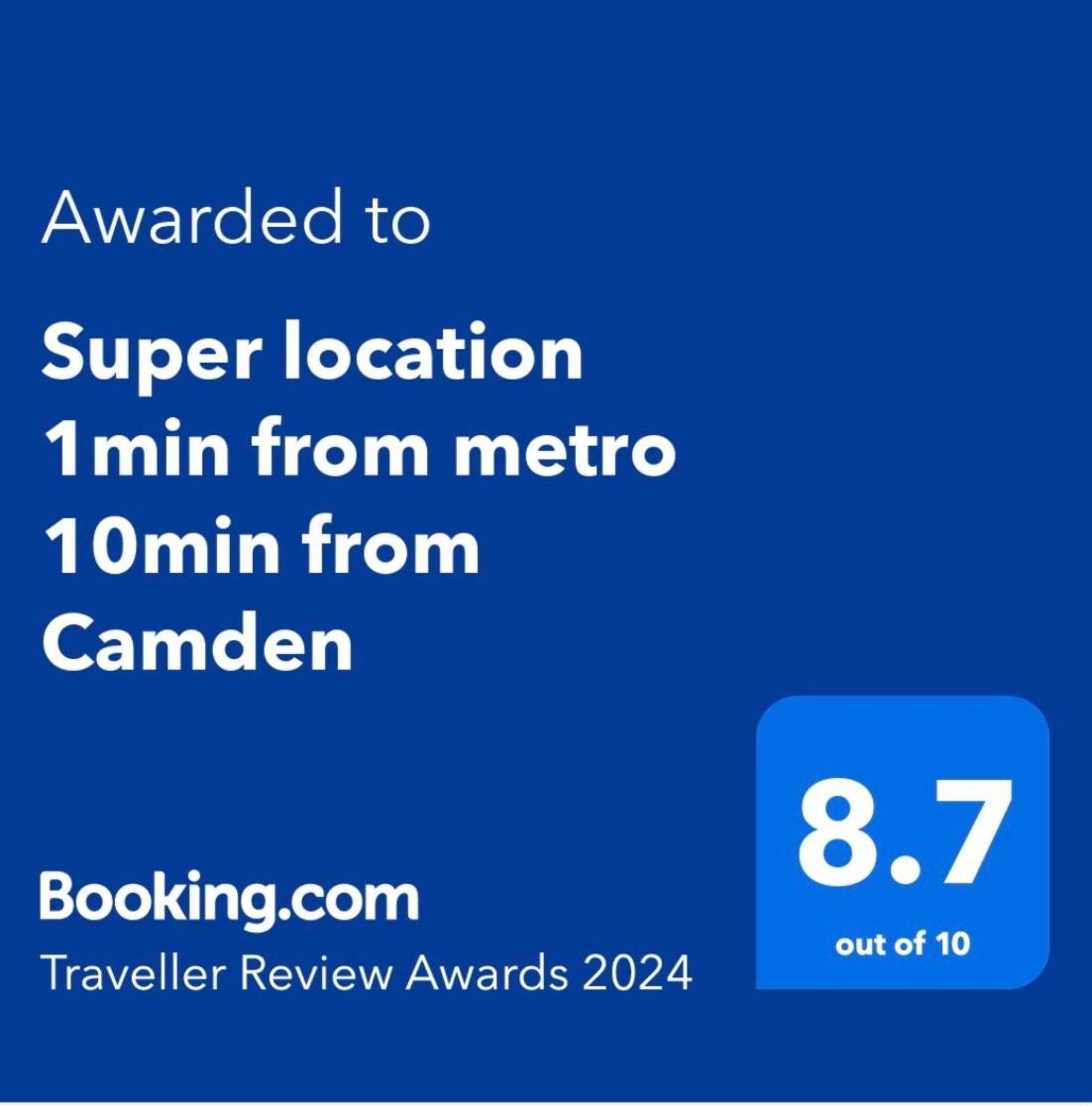 Super Location 1Min From Metro 10Min From Camden Apartman London Kültér fotó
